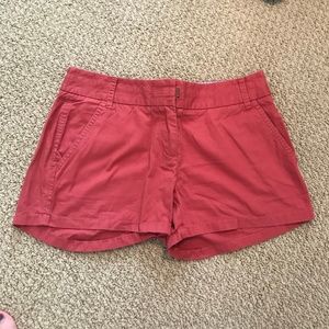 J. Crew Red Chino Shorts